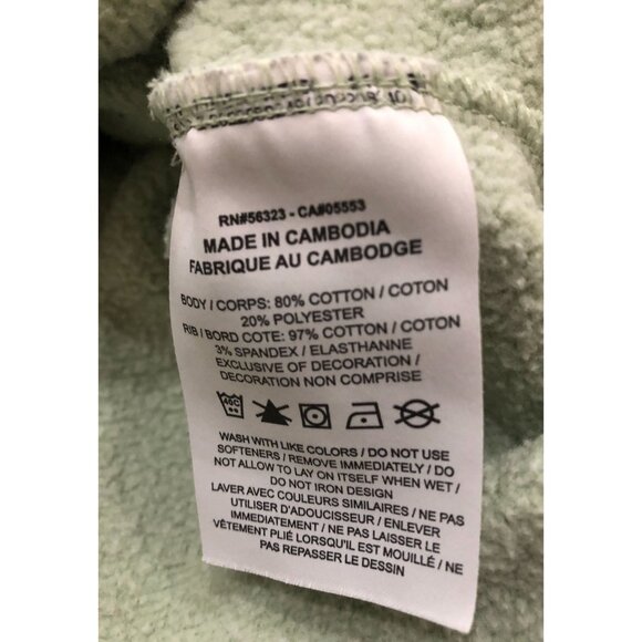 Nike Sportswear Crewneck Sweatshirt Light Green Womens Medium - Picture 4 of 6